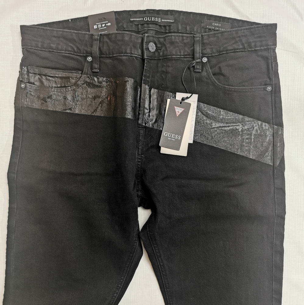 NWT Guess cris midrise super skinny jeans